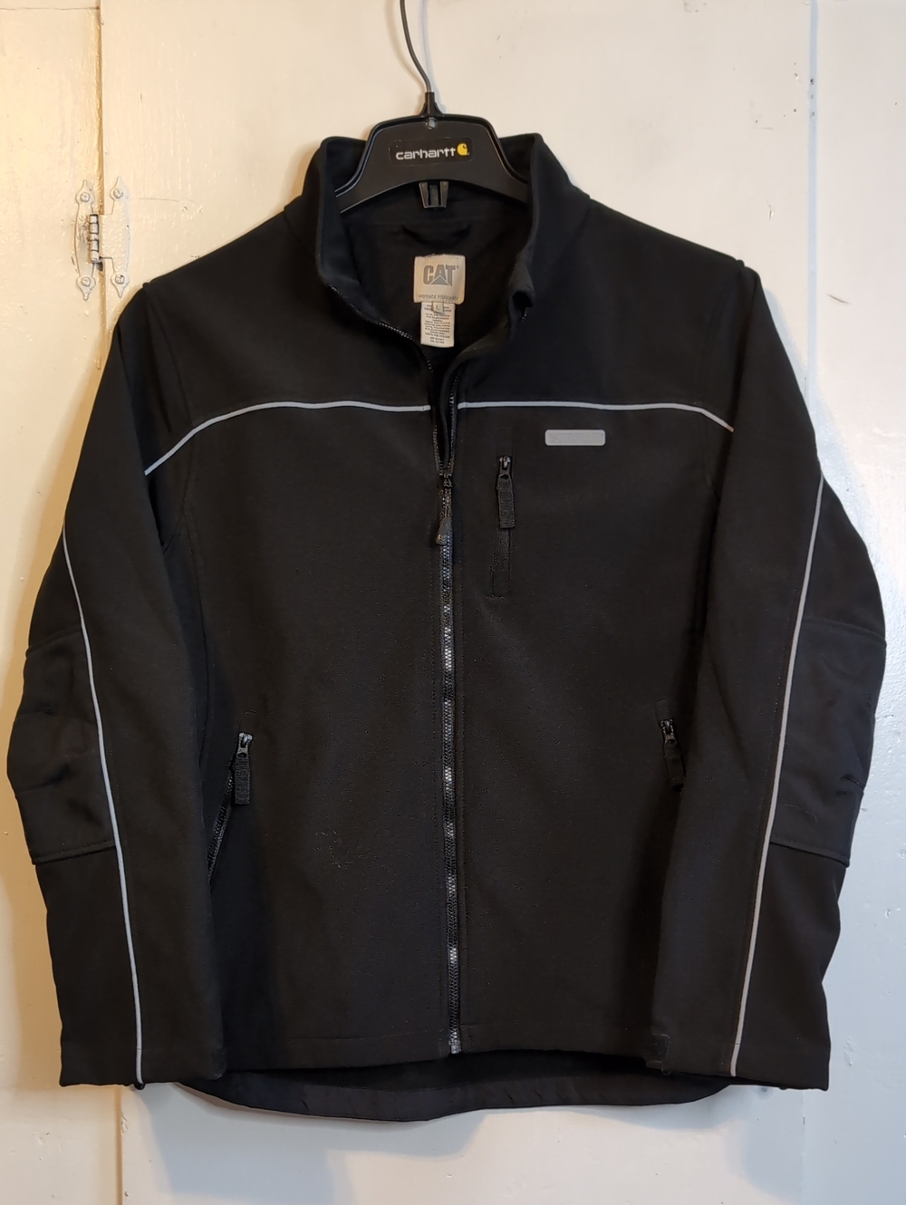 Caterpillar Softshell Fleece Work Jacket womens large